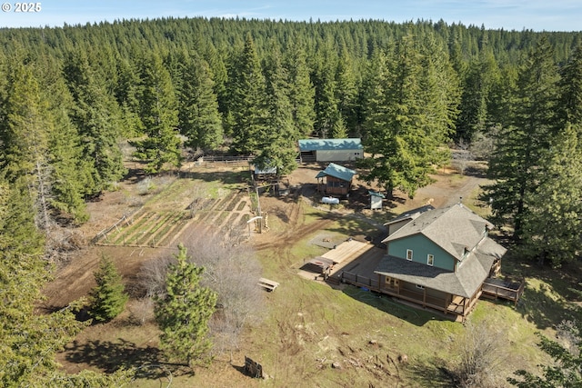 20 Silva Cutoff Rd, Lyle, WA 98635 - bird's eye view with a forest view