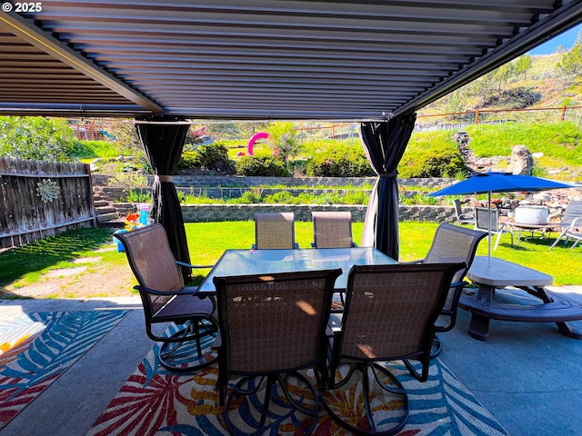 858 E Main St, John Day, OR 97845 - view of patio / terrace featuring outdoor dining area
