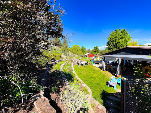 858 E Main St, John Day, OR 97845 - view of yard with a patio area