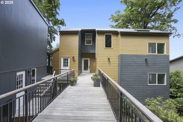 175 SW 85th Ave, Portland, OR 97225 - rear view of house with a metal roof