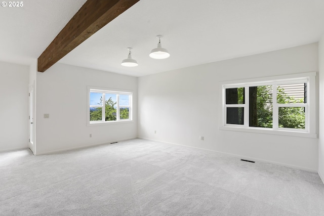 175 SW 85th Ave, Portland, OR 97225 - carpeted empty room featuring beamed ceiling and baseboards