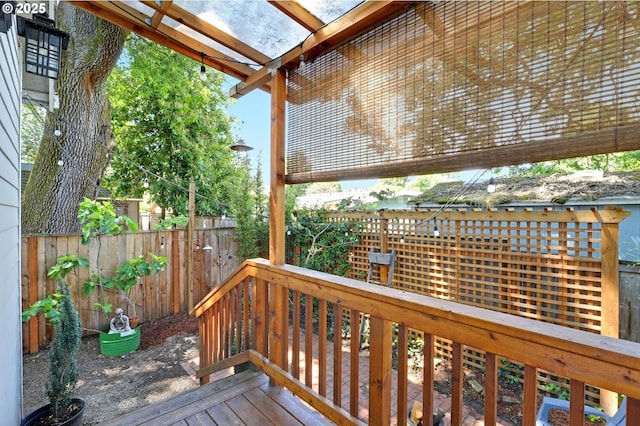 9115 N Richmond Ave, Portland, OR 97203 - deck featuring a fenced backyard