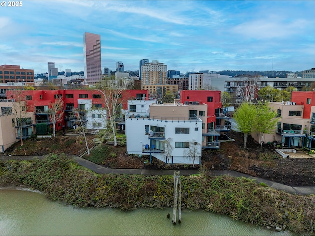 606 NW Naito Pkwy Unit A14, Portland, OR 97209 - view of city featuring a water view