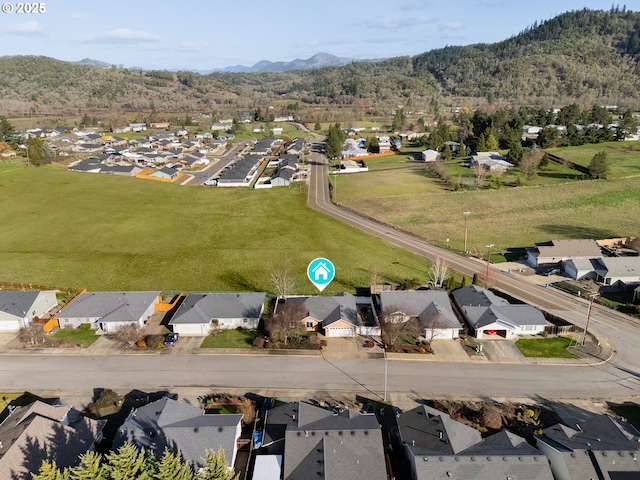 bird's eye view featuring a residential view