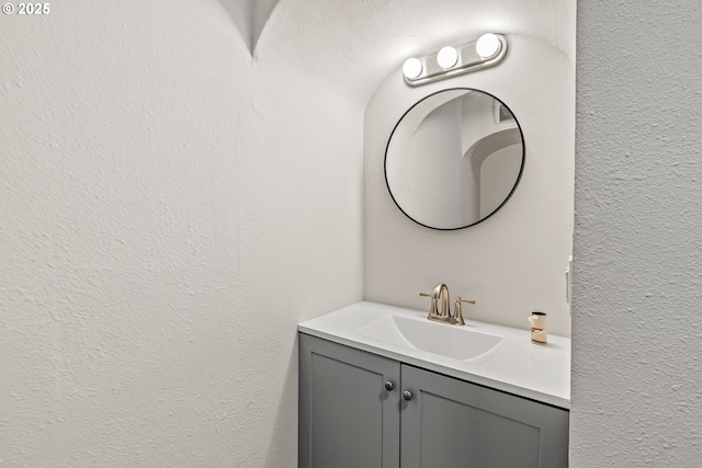 802 NW 5th Cir, Camas, WA 98607 - bathroom featuring vanity and a textured wall