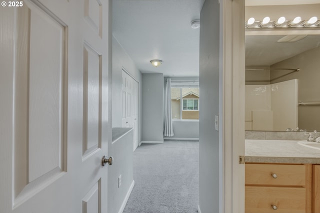 8800 SW 147th Ter Unit 103, Beaverton, OR 97007 - bathroom with vanity and a shower