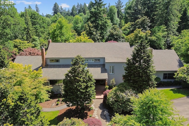 1890 S Greenwood Rd, Portland, OR 97219 - view from above of property