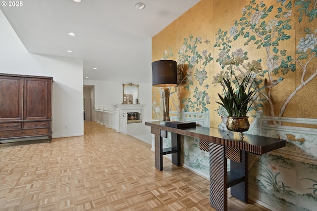 1890 S Greenwood Rd, Portland, OR 97219 - hall with recessed lighting and baseboards