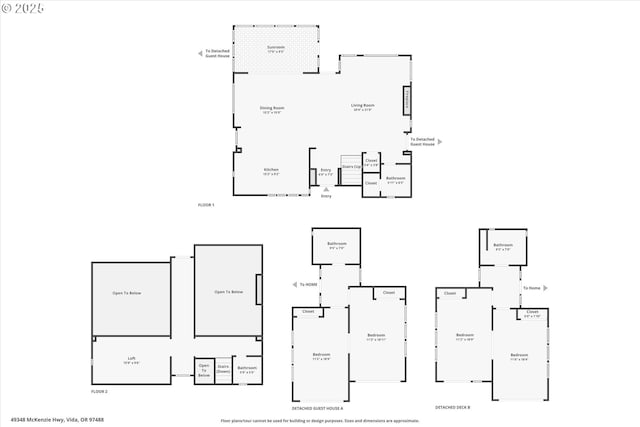 49348 Mckenzie Hwy, Vida, OR 97488 - home floor plan
