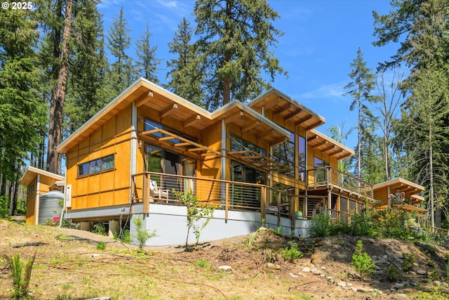 49348 Mckenzie Hwy, Vida, OR 97488 - back of property with board and batten siding