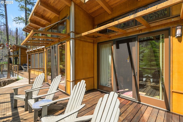 49348 Mckenzie Hwy, Vida, OR 97488 - view of deck