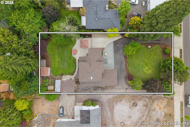 1670 NE Jackson School Rd, Hillsboro, OR 97124 - aerial view of property's location featuring property boundaries highlighted