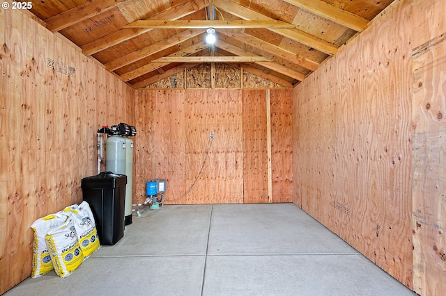 view of storage room