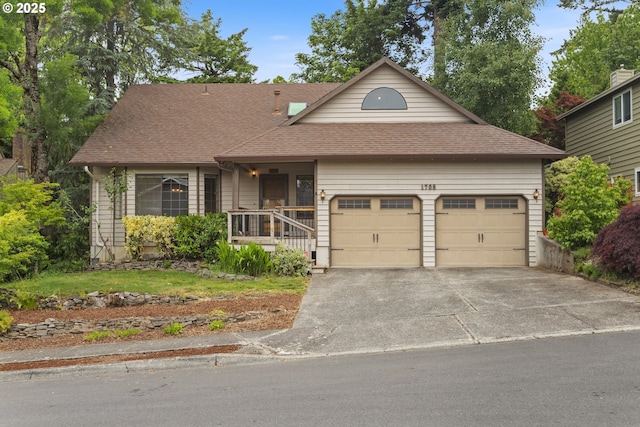 1705 SW 24th Dr, Gresham, OR 97080 - view of front of home featuring an attached garage, roof with shingles, and driveway