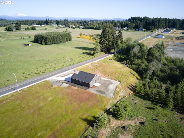521 Kakela Rd, Winlock, WA 98596 - aerial view of sparsely populated area with a mountain backdrop
