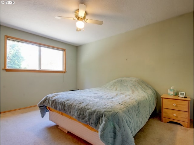9435 SW 53rd Ave, Portland, OR 97219 - bedroom featuring carpet flooring, ceiling fan, and baseboards