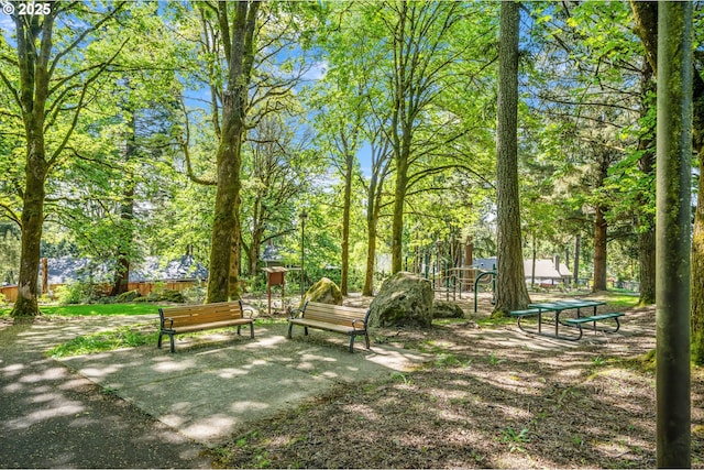 surrounding community with fence