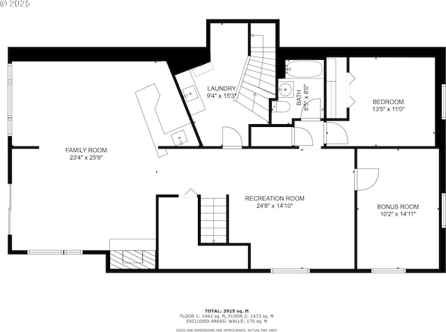 112 Paine Rd, Castle Rock, WA 98611 - floor plan / room layout