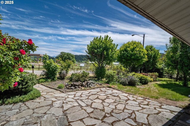 view of patio / terrace with fence
