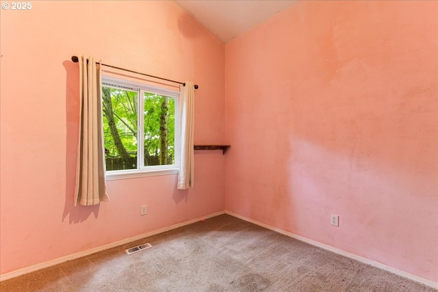 10406 NE 88th St, Vancouver, WA 98662 - carpeted empty room featuring baseboards and lofted ceiling