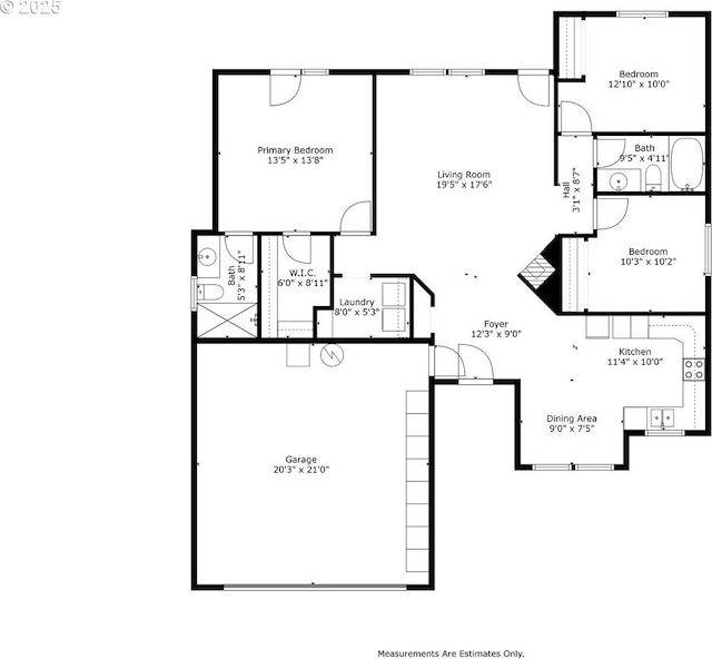 10406 NE 88th St, Vancouver, WA 98662 - view of floor plan / room layout