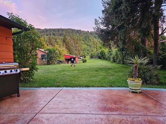 8157 Thurston Rd, Springfield, OR 97477 - view of green lawn featuring a view of trees