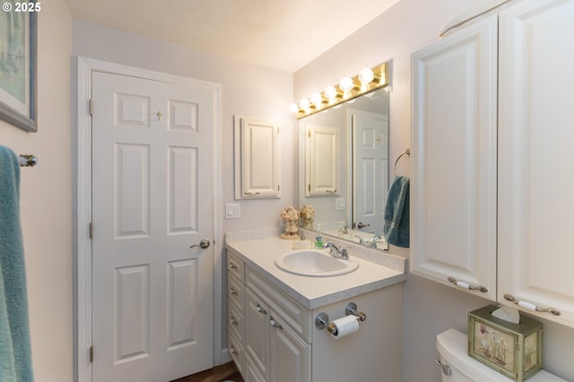 2416 SW 23rd Cir, Troutdale, OR 97060 - half bathroom with vanity and toilet