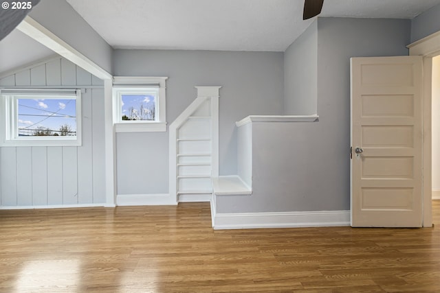 4903 SE Haig St, Portland, OR 97206 - bonus room featuring wood finished floors and a ceiling fan