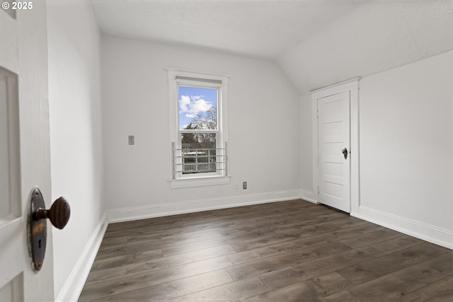 4903 SE Haig St, Portland, OR 97206 - bonus room with dark wood finished floors and vaulted ceiling