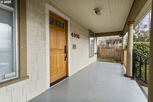 4903 SE Haig St, Portland, OR 97206 - property entrance with a porch