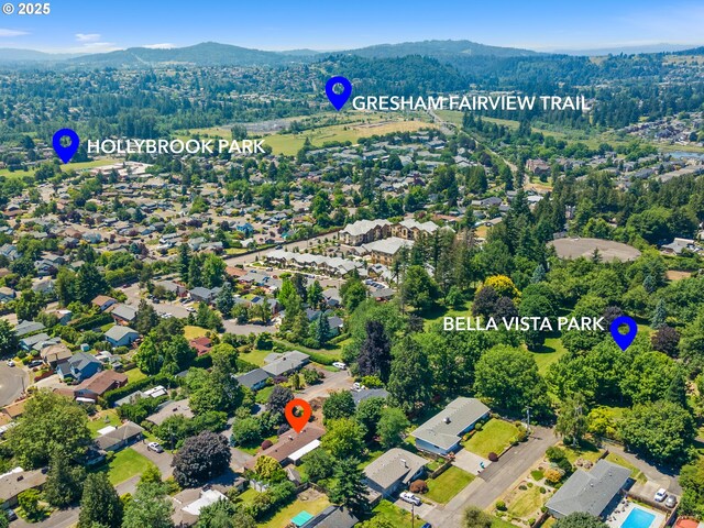 1675 NW 1st St, Gresham, OR 97030 - aerial view of mountains
