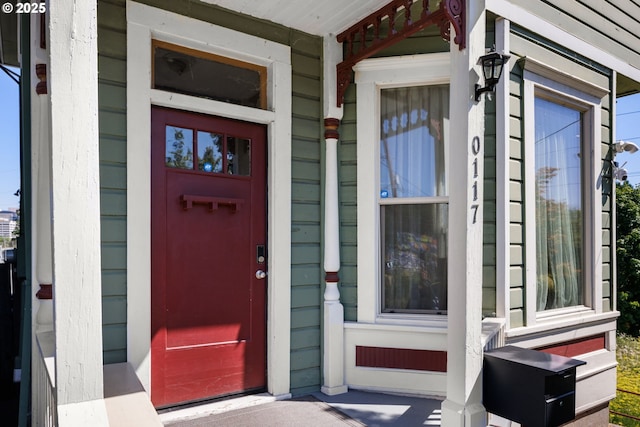 view of entrance to property