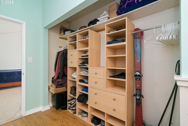 view of closet