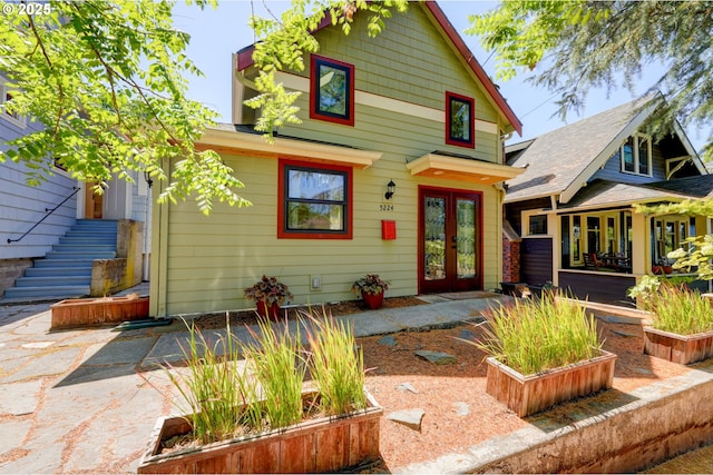 1203 SE 53rd Ave, Portland, OR 97215 - view of front of home featuring french doors