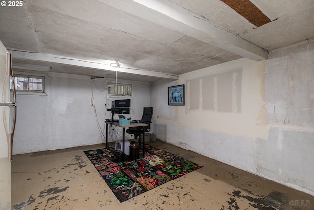 11005 SW 35th Ave, Portland, OR 97219 - basement featuring freestanding refrigerator