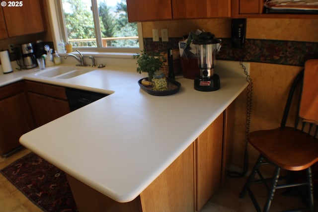 1056 NE Orchard Dr, Myrtle Creek, OR 97457 - kitchen with a sink and brown cabinets