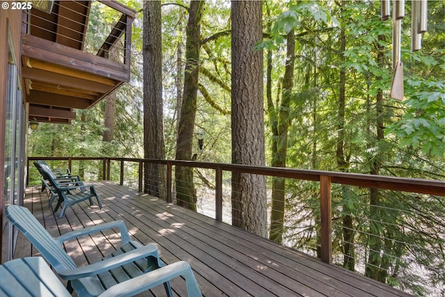 70198 E Barlow Trail Rd, Rhododendron, OR 97049 - view of deck