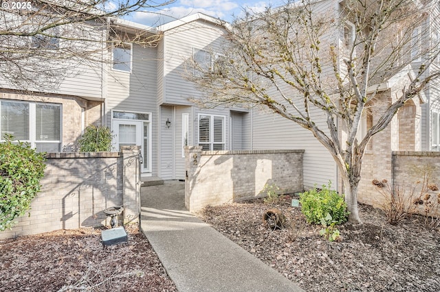 view of townhome / multi-family property