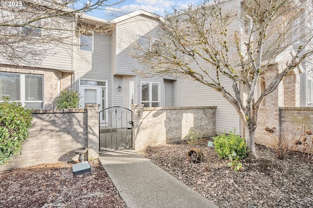 view of townhome / multi-family property