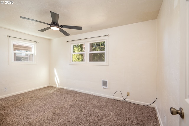 3198 Pheasant Blvd, Springfield, OR 97477 - spare room featuring carpet and a ceiling fan