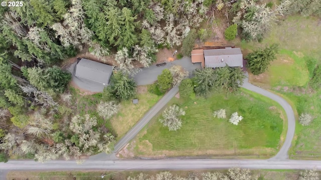 aerial view of property's location
