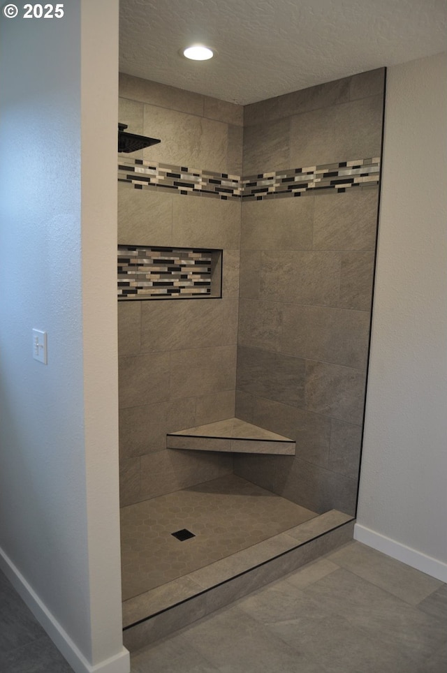 1028 Forest Heights St, Sutherlin, OR 97479 - full bath with a tile shower and recessed lighting