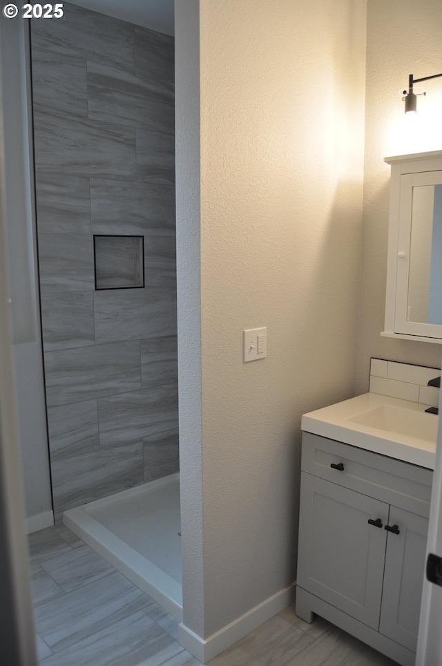 1028 Forest Heights St, Sutherlin, OR 97479 - full bathroom with vanity and a shower stall