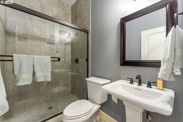 3356 NW 153rd Ter, Portland, OR 97229 - bathroom with toilet and a shower stall