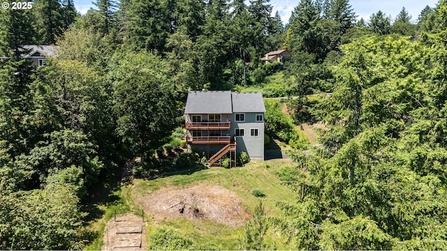 862 NW Edgewood Pl, Albany, OR 97321 - view of subject property featuring a heavily wooded area