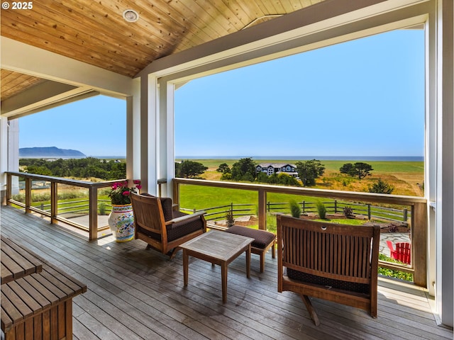 view of deck