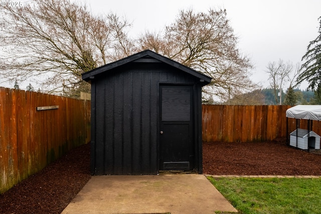 view of outbuilding