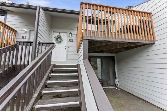 43605 State Highway 38 Unit 22, Reedsport, OR 97467 - doorway to property with a balcony