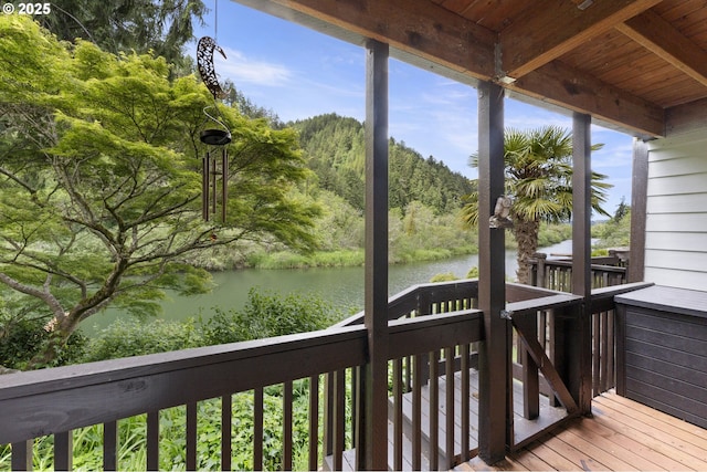 43605 State Highway 38 Unit 22, Reedsport, OR 97467 - deck featuring a water view