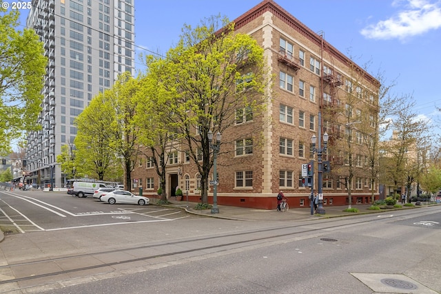 view of property